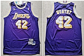 Lakers 42 James Worthy Purple Hardwood Classics Jersey,baseball caps,new era cap wholesale,wholesale hats